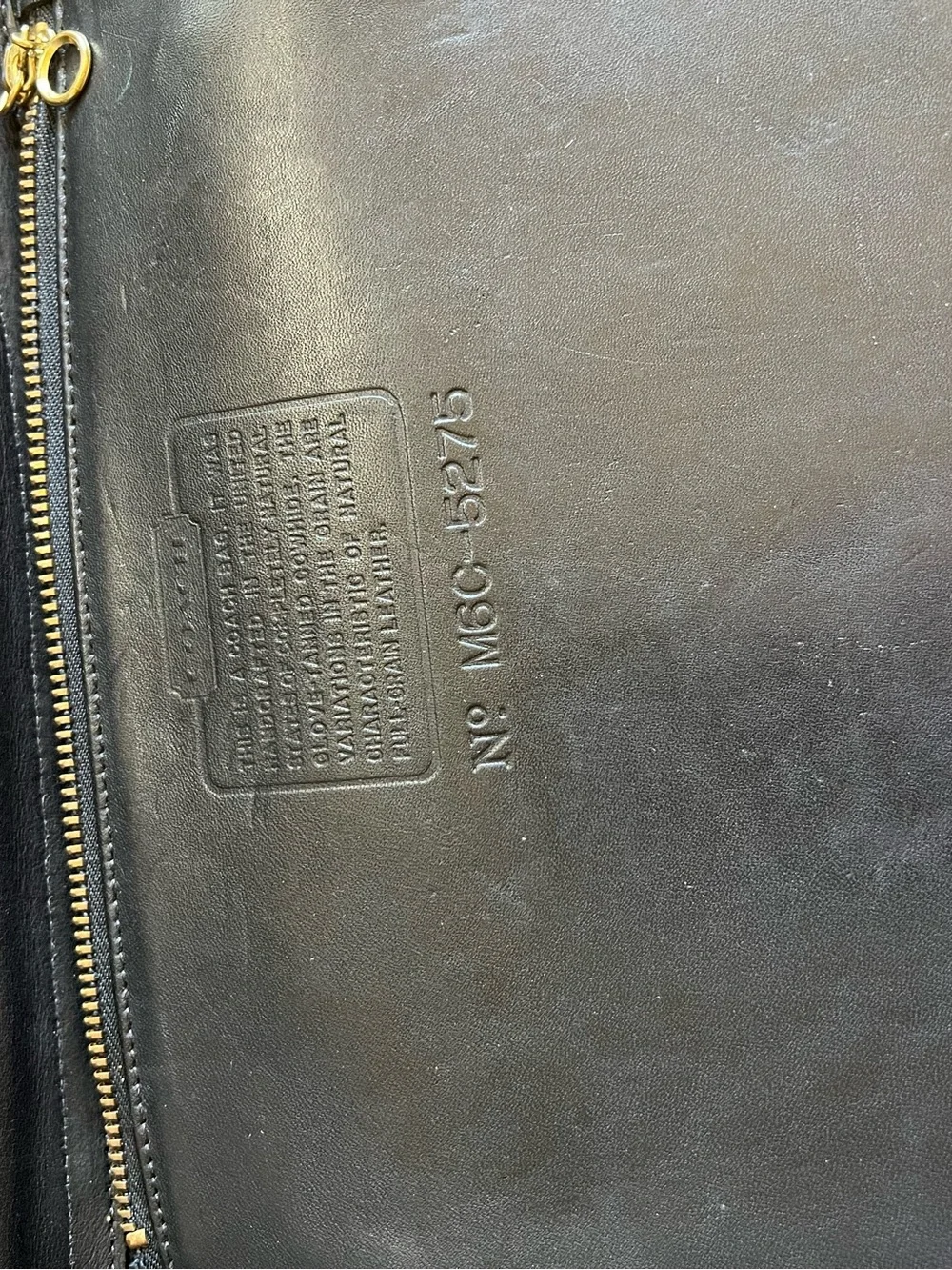 Vintage Coach Prescott Turnlock Briefcase 5275 Black